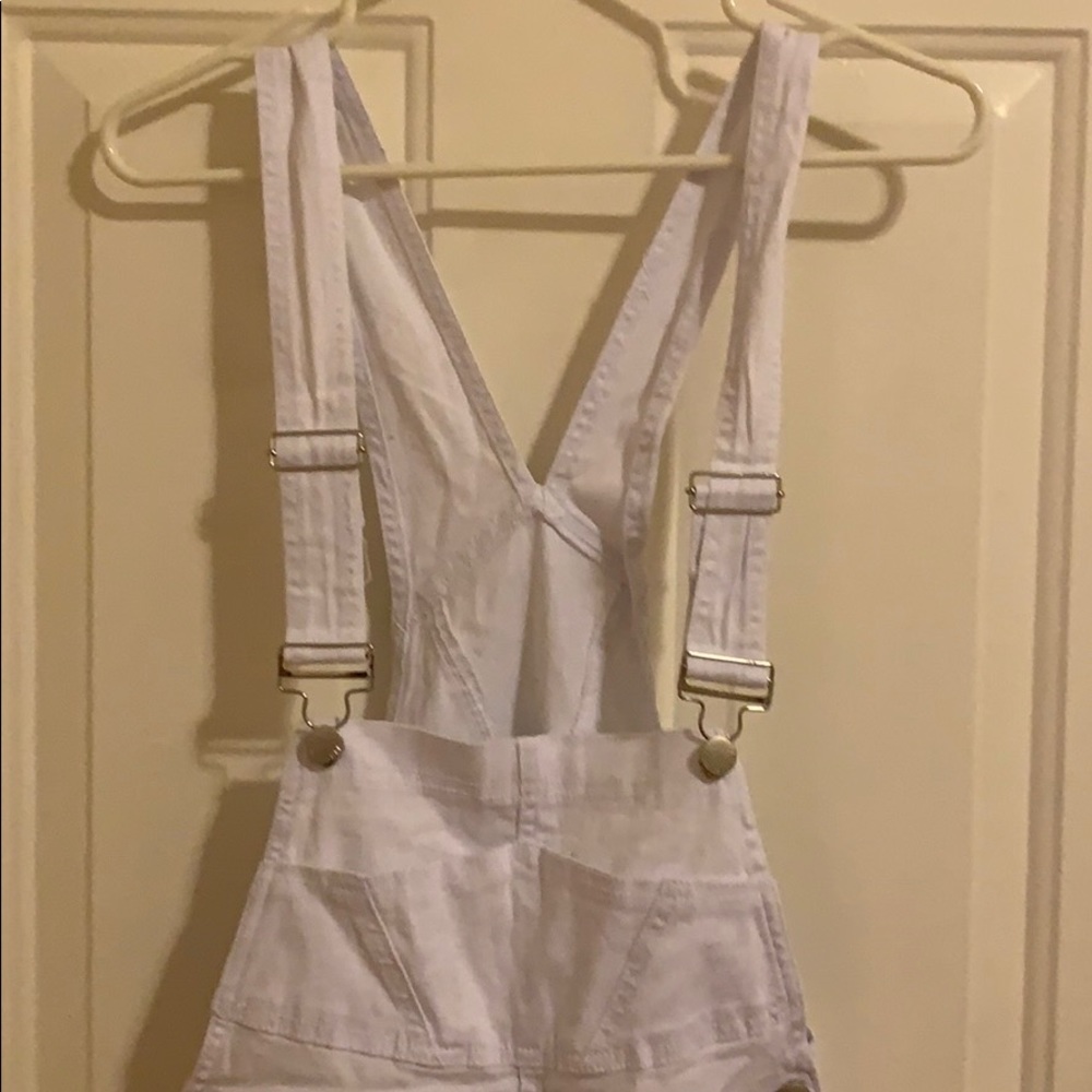 Long white jumpsuit